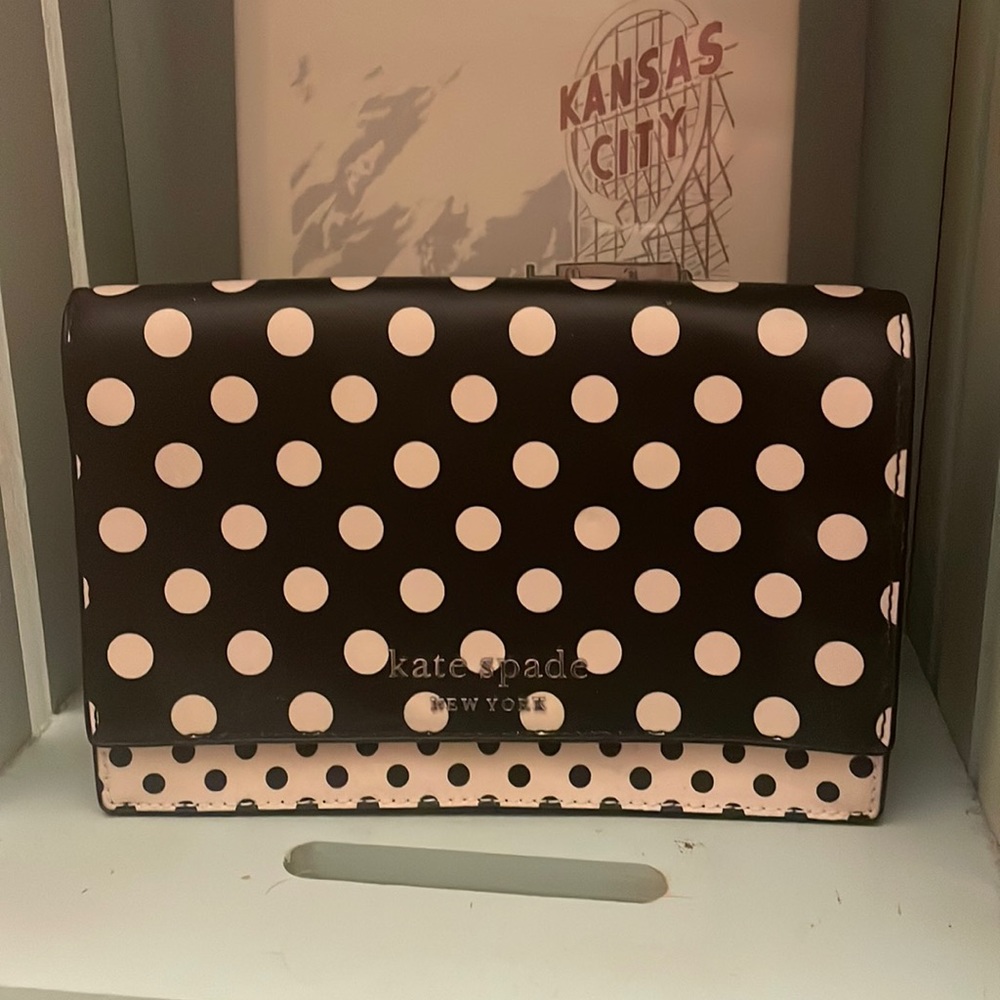 Kate spade polka dot crossbody